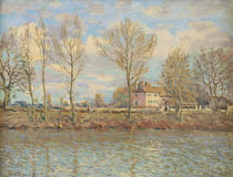 L'Ile de la Grande Jatte, Neuilly-sur-Seine by Alfred Sisley