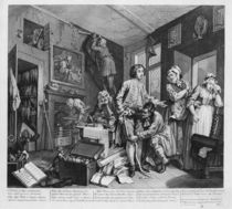 The Young Heir Takes Possession of the Miser's Effects von William Hogarth