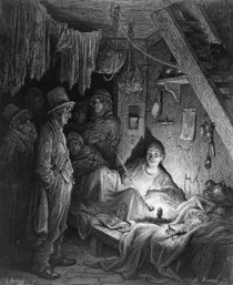 Opium Smoking - The Lascar's Room von Gustave Dore