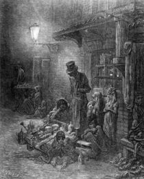 Off Billingsgate, view of Harrow Alley von Gustave Dore