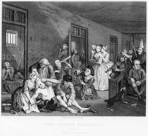 Scene in Bedlam, plate VIII von William Hogarth