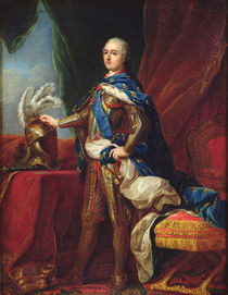 Portrait of Louis XV in armour von Carle van Loo