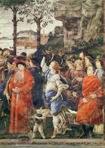 The Purification of the Leper and the Temptation of Christ by Sandro Botticelli