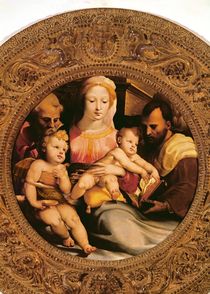 Detail of the Holy Family and St. John the Baptist von Domenico Beccafumi