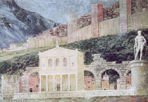 The Arrival of Cardinal Francesco Gonzaga von Andrea Mantegna
