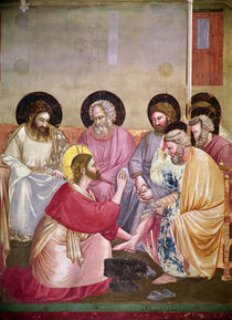 Christ Washing the Disciples' Feet by Giotto di Bondone