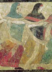 Ritual Funeral Dance, detail of two women by Roman