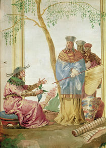 A Chinese Prince before a Soothsayer von Giandomenico Tiepolo