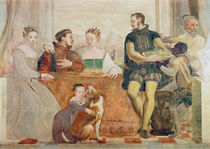 Detail of The Banquet, c.1570 by Giovanni Antonio Fasolo