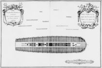 Plan of the second deck of a vessel von French School