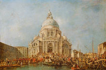 The Doge of Venice at the Festa della Salute by Francesco Guardi