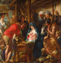 Adoration of the Shepherds by Jacob Jordaens