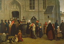 Pilgrimage to Diegem von Charles de Groux