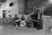 US Army Jazz Band, 1914-18 by American Photographer