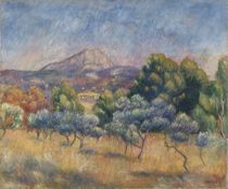 Mount of Sainte-Victoire, c.1888-89 von Pierre-Auguste Renoir