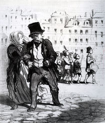 Le Alarmistes et les Alarmes von Honore Daumier