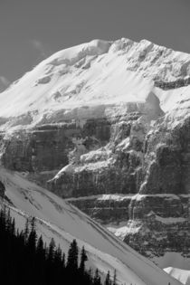 Mount Lefroy near Lake Louise, Alberta by Geoff Amos