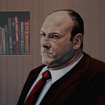 James Gandolfini Painting by Paul Meijering