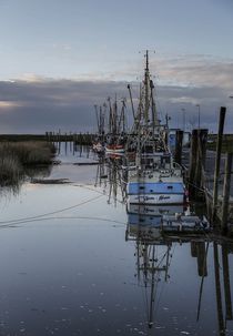 Kleiner Hafen in der Nähe von Cuxhaven von Petra Arians