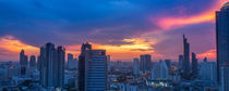 Sonnuntergang über Bangkok / Sunset over bangkok von Martin Gröger