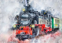 Dampflokomotive by Peter Roder