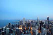 Chicago zur Blauen Stunde von buellom