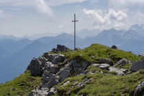 Oberer Rißkopf Gipfelkreutz by Rolf Meier