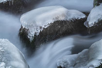 Loisach Staustufe die Eiskuppe von Rolf Meier