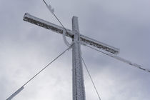 Jochberg Schnee Kreuz von Rolf Meier