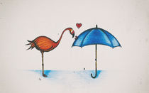 spring time - part 6 (flamingo in love)  by danielaschlechmair