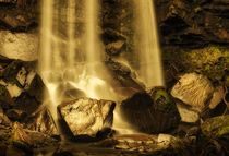 Melincourt waterfalls at Resolven south Wales von Leighton Collins