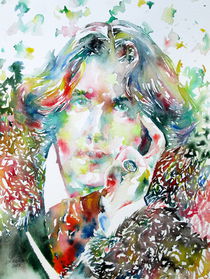 OSCAR WILDE - watercolor portrait by lautir