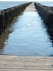 Ein Steg wie ein Leben/A footbridge like a life von Patti Kafurke