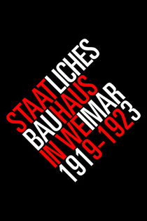 STAATLICHES BAUHAUS (BLACK) by THE USUAL DESIGNERS