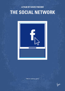 No779 My The Social Network minimal movie poster von chungkong