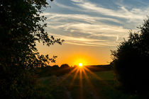 Sonnenuntergang am Heupfad von Ronald Nickel