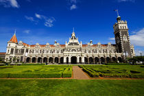 Schottischer Bahnhof Dunedin, Neuseeland by globusbummler