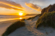 Sonnenuntergang in St Kilda, Dunedin, Neuseeland von globusbummler