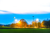 Skate Park at Dusk, Eaton Park, U.K by Vincent J. Newman