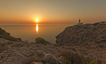 Sonnenaufgang  Far de Capdepera, Cala Ratjada von Andrea Potratz