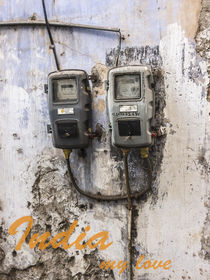 India, my love. elctricity meters by anando arnold