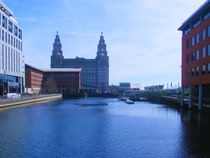 Liver Building from Princes Dock by John Wain