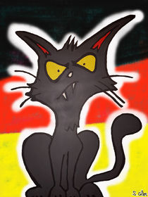 Deutschland Art Katze von Stefan Gilles