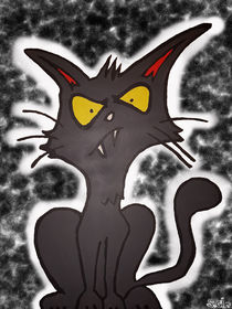 Schwarz Getupfte Art Katze von Stefan Gilles