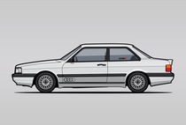 Four-Ring 90 B2 Facelift Quattro Alpine White 2-Door Sedan by monkeycrisisonmars