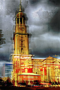 St.Michaeliskirche in Hamburg, Germany by Horst  Tomaszewski