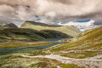 Rondane national park with hut Rondvassbu by Bastian Linder