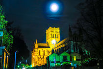 Full Moon Above Cathedral of St John The Baptist, Norwich, U.K von Vincent J. Newman