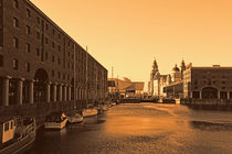 Albert Dock And the 3 Graces von John Wain