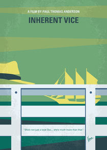 No793 My Inherent Vice minimal movie poster von chungkong